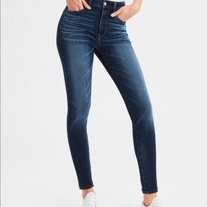American Eagle medium wash jegging